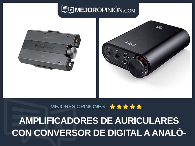 Amplificadores de auriculares Con conversor de digital a analógico Auricular