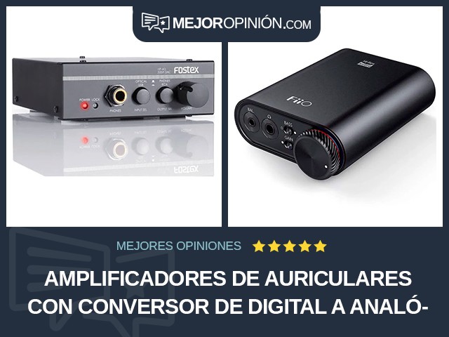 Amplificadores de auriculares Con conversor de digital a analógico