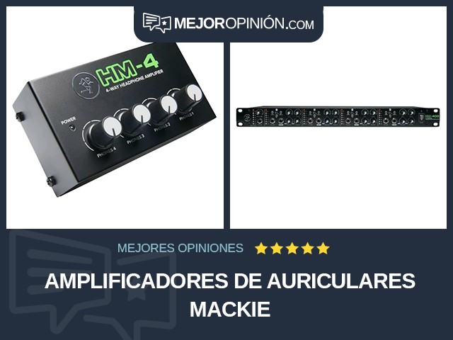 Amplificadores de auriculares Mackie