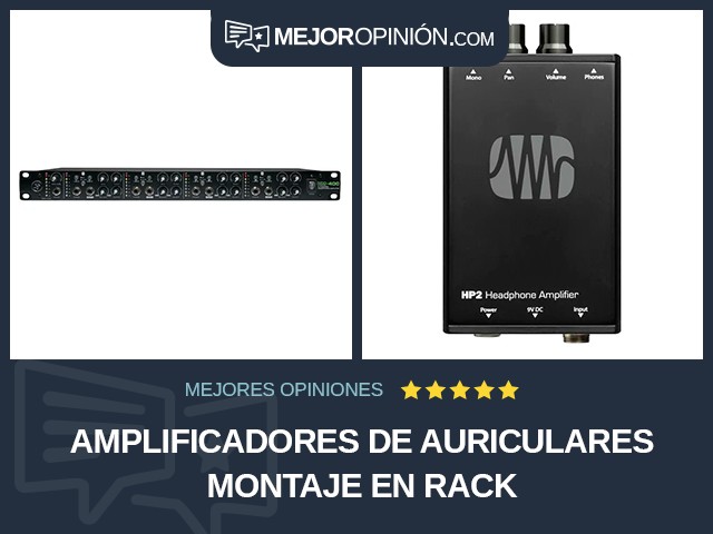 Amplificadores de auriculares Montaje en rack