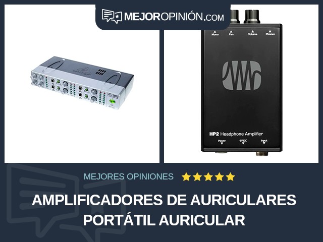 Amplificadores de auriculares Portátil Auricular