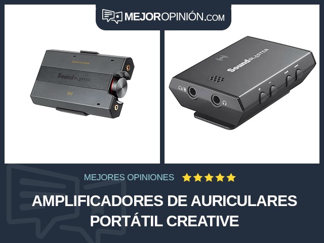 Amplificadores de auriculares Portátil Creative