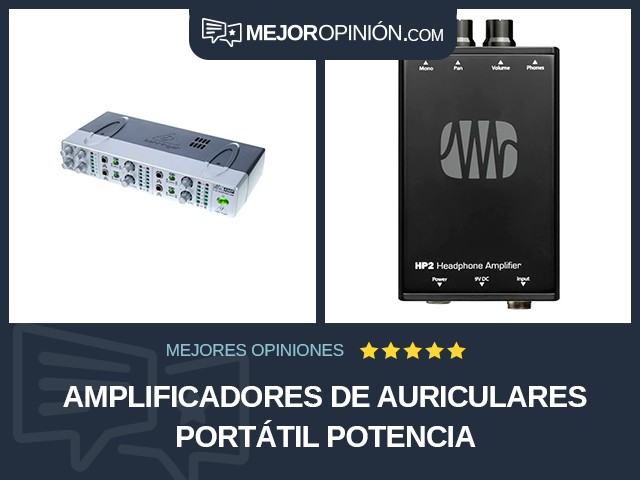 Amplificadores de auriculares Portátil Potencia