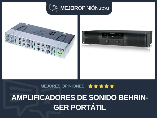 Amplificadores de sonido BEHRINGER Portátil