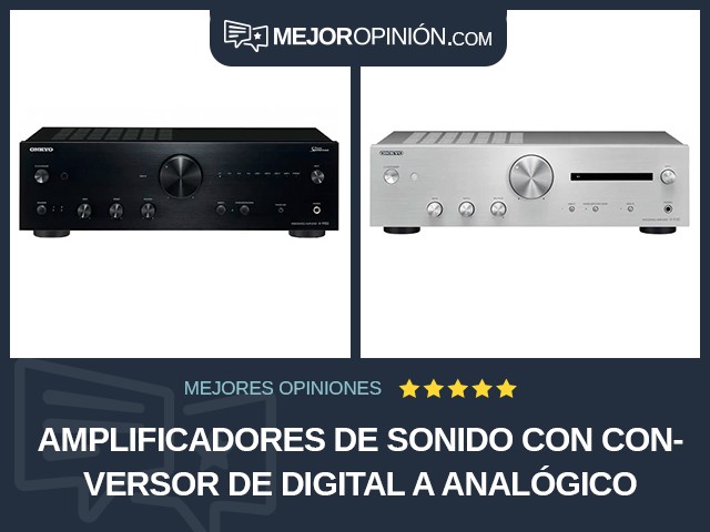 Amplificadores de sonido Con conversor de digital a analógico Onkyo