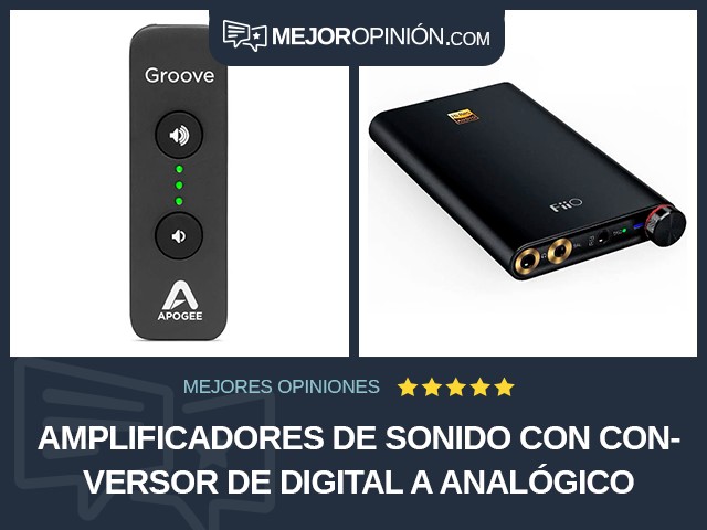 Amplificadores de sonido Con conversor de digital a analógico