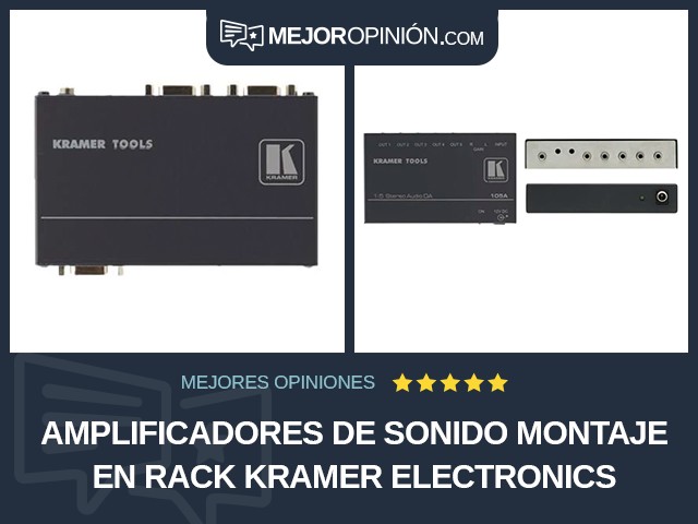 Amplificadores de sonido Montaje en rack Kramer Electronics