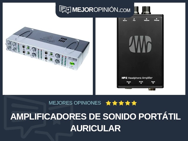 Amplificadores de sonido Portátil Auricular