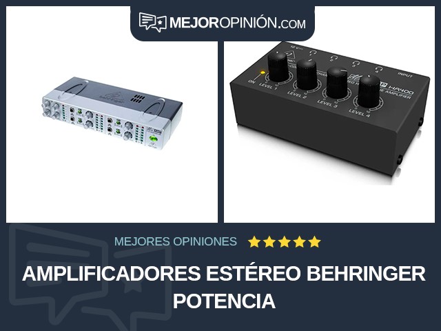 Amplificadores estéreo BEHRINGER Potencia