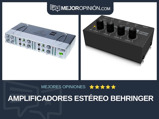 Amplificadores estéreo BEHRINGER