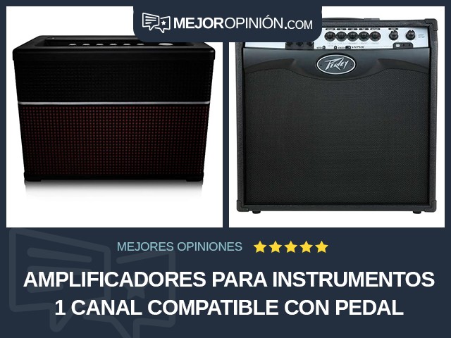 Amplificadores para instrumentos 1 canal Compatible con pedal