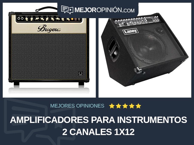 Amplificadores para instrumentos 2 canales 1x12