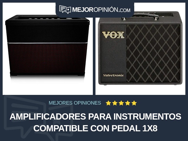 Amplificadores para instrumentos Compatible con pedal 1x8