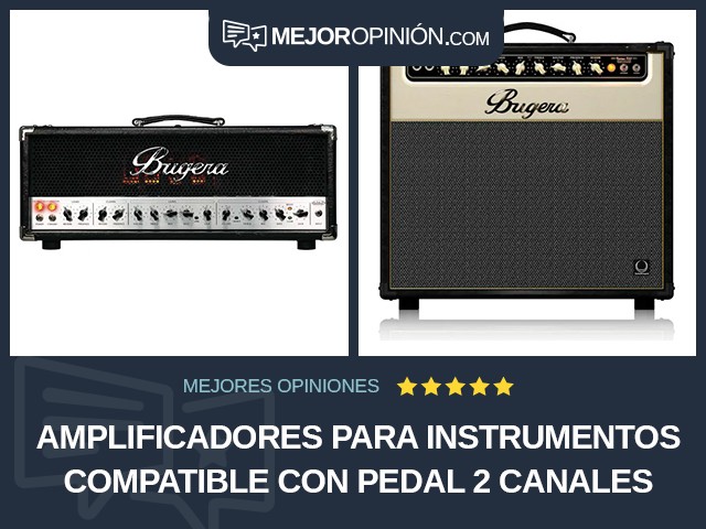 Amplificadores para instrumentos Compatible con pedal 2 canales