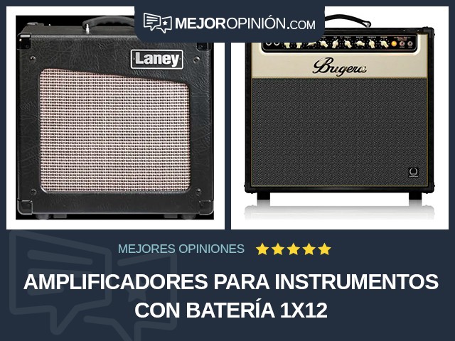 Amplificadores para instrumentos Con batería 1x12