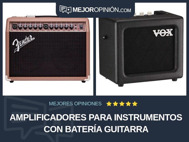 Amplificadores para instrumentos Con batería Guitarra