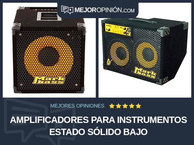 Amplificadores para instrumentos Estado sólido Bajo