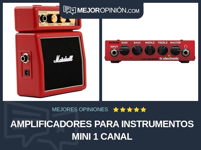 Amplificadores para instrumentos Mini 1 canal