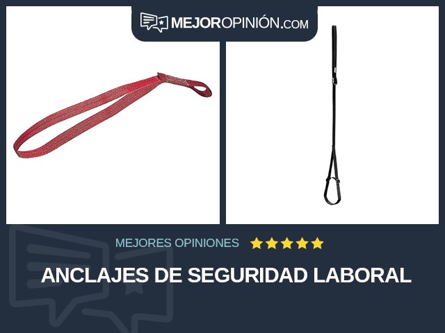 Anclajes de seguridad laboral