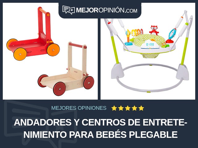 Andadores y centros de entretenimiento para bebés Plegable