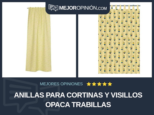 Anillas para cortinas y visillos Opaca Trabillas