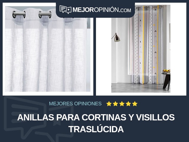 Anillas para cortinas y visillos Traslúcida