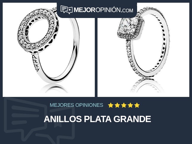 Anillos Plata Grande