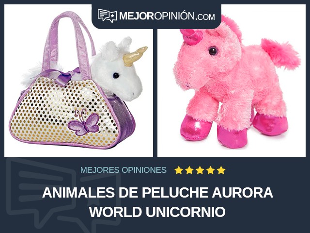 Animales de peluche Aurora World Unicornio