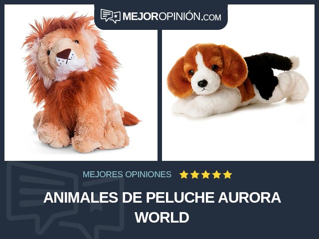 Animales de peluche Aurora World