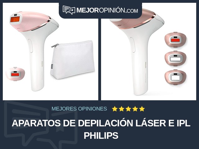 Aparatos de depilación láser e IPL Philips