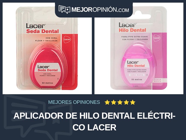 Aplicador de hilo dental eléctrico Lacer