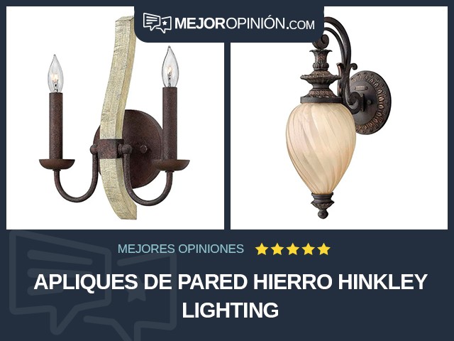 Apliques de pared Hierro Hinkley Lighting