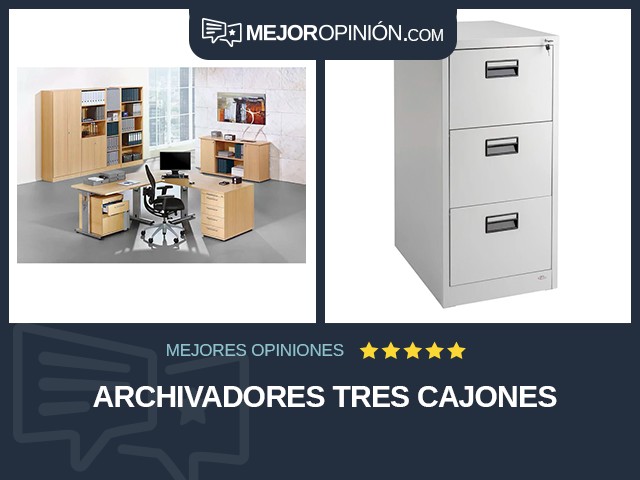 Archivadores Tres cajones