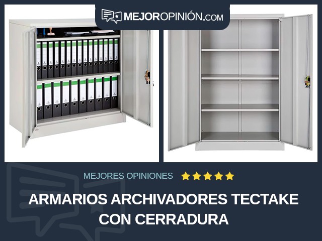 Armarios archivadores TecTake Con cerradura