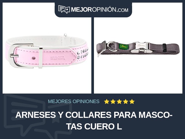 Arneses y collares para mascotas Cuero L