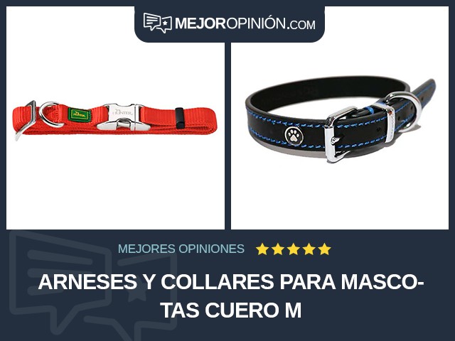 Arneses y collares para mascotas Cuero M