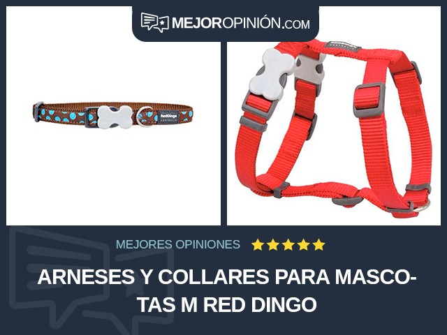 Arneses y collares para mascotas M Red Dingo