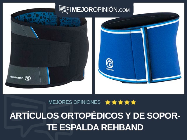 Artículos ortopédicos y de soporte Espalda Rehband