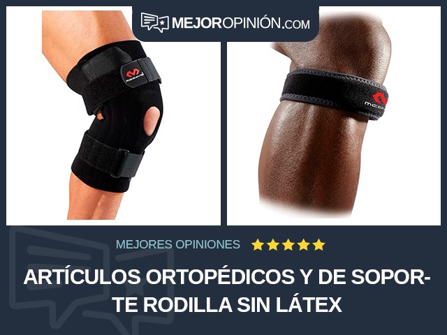 Artículos ortopédicos y de soporte Rodilla Sin látex