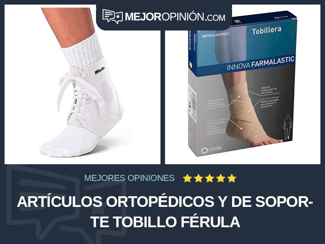 Artículos ortopédicos y de soporte Tobillo Férula
