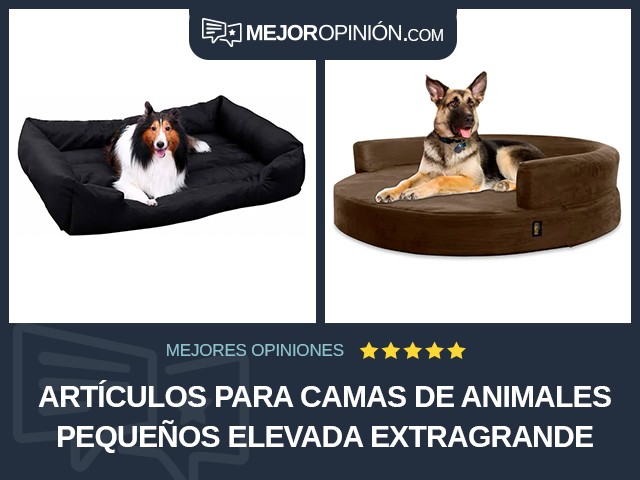 Artículos para camas de animales pequeños Elevada Extragrande