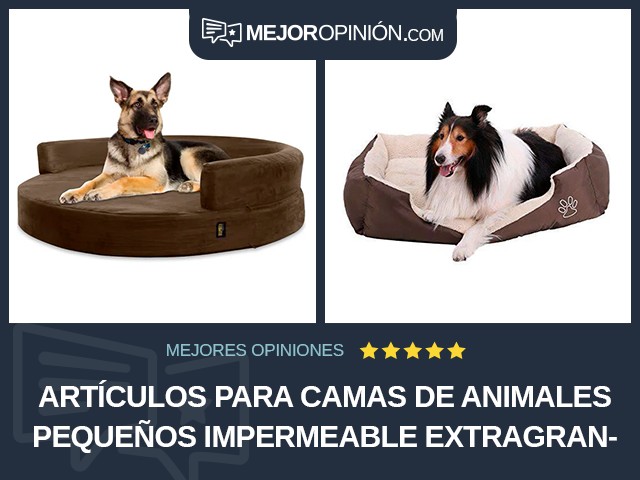 Artículos para camas de animales pequeños Impermeable Extragrande