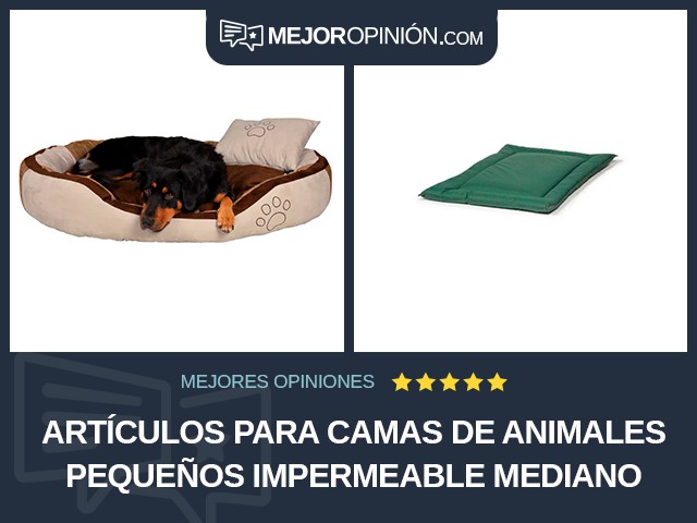 Artículos para camas de animales pequeños Impermeable Mediano