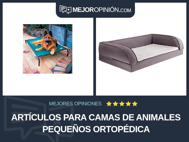 Artículos para camas de animales pequeños Ortopédica