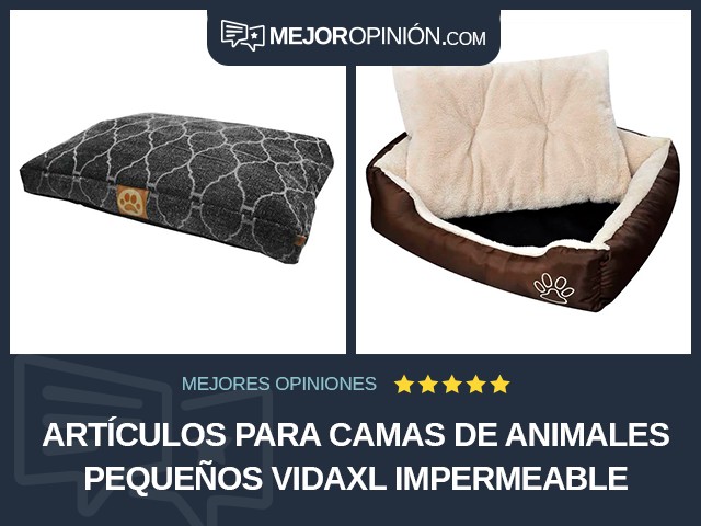Artículos para camas de animales pequeños vidaXL Impermeable