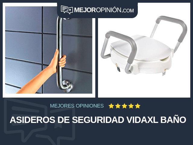 Asideros de seguridad vidaXL Baño