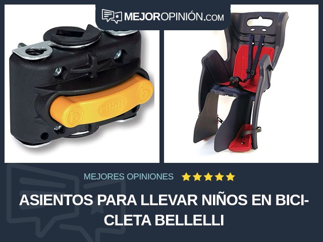 Asientos para llevar niños en bicicleta Bellelli