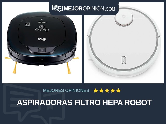 Aspiradoras Filtro HEPA Robot