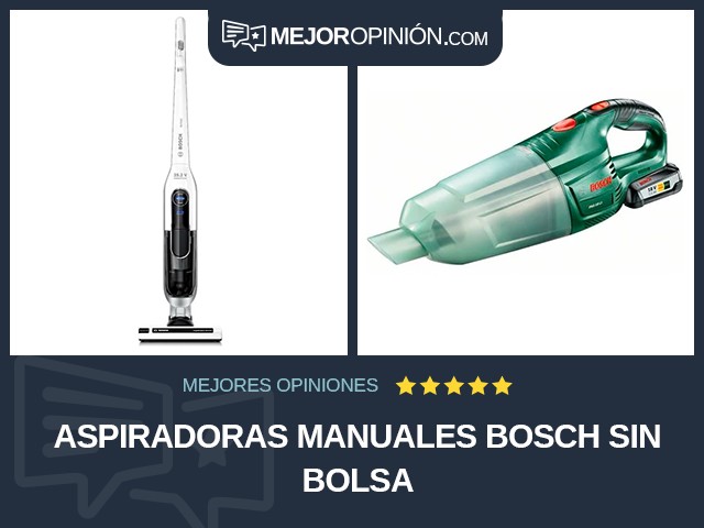 Aspiradoras manuales Bosch Sin bolsa