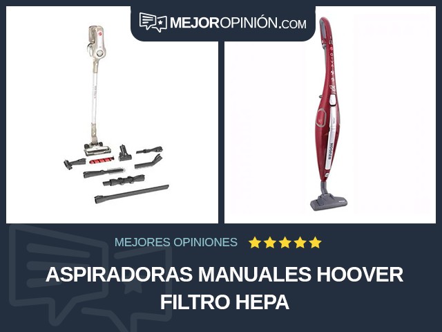 Aspiradoras manuales Hoover Filtro HEPA